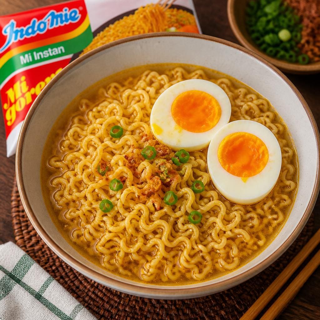 Indomie Rebus Telur dari Menu Tujuh Satu Kopi